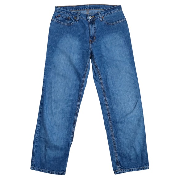 Polo Jeans Co. Ralph Lauren Denim - Vintage Polo Jeans Co Ralph Lauren Saturday Jean Womens 8x29 Blue Straight Leg